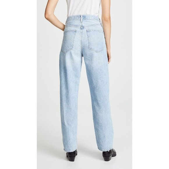 AGOLDE Criss Cross Suburbia High Rise Upsized Loose Boyfriend Jeans, Size 29 - Picture 3 of 14